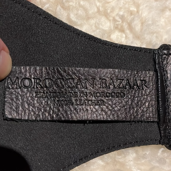 Handmade Leather Moroccan belt 28”- 31” - Picture 3 of 7